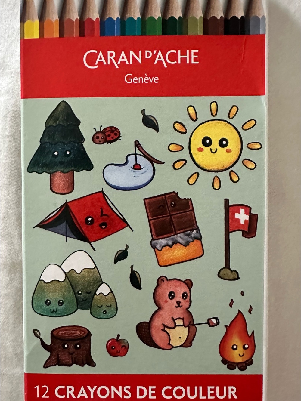 Caran d’Ache Swisscolor Kawaii Swiss Mountains 12 Set NIP